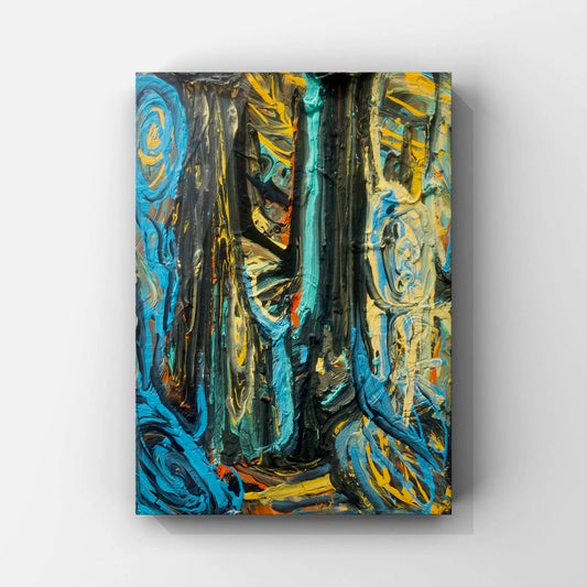 ‘The Woods’ Acrylic, On Canvas artwithevie