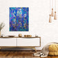 Easter - Large, Colorful, Acrylic Nature Design, Canvas Painting by Art with Evie