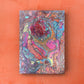 Energy - Mixed Media, Swirly And Textured, Glossy Design Painting, by Art with Evie