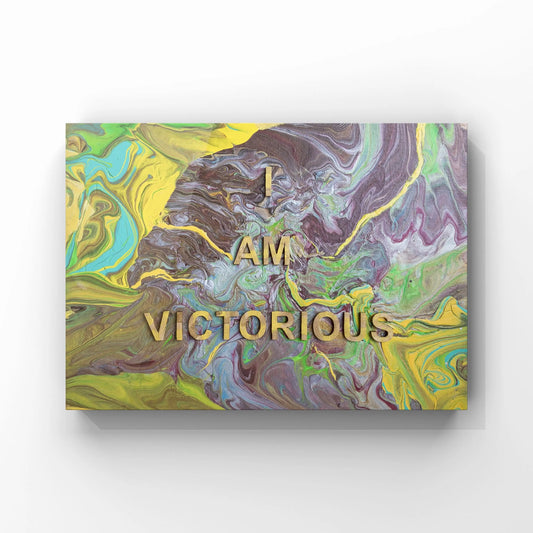 ‘I Am Victorious’ Mixed Media, On Canvas Art with Evie