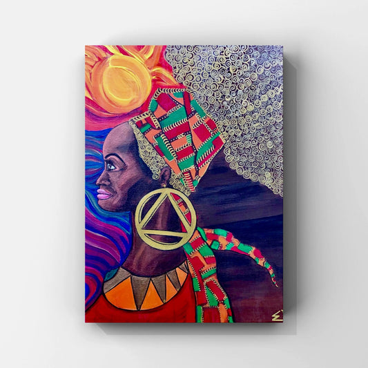 ‘Iyami Aje’ Mixed Media, On Canvas Art with Evie